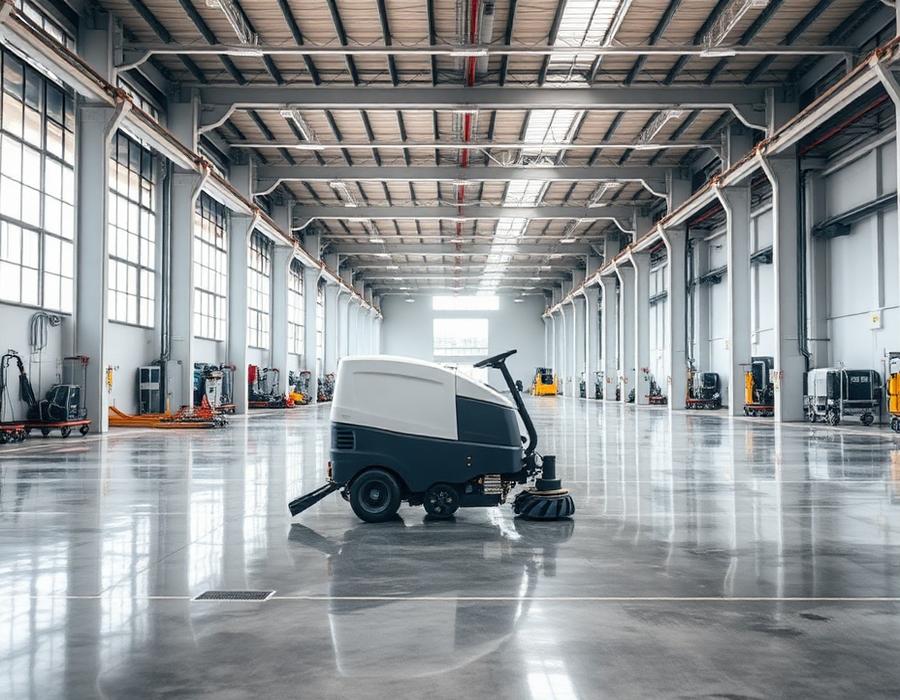 Limpieza profesional de locales comerciales y naves industriales en Madrid