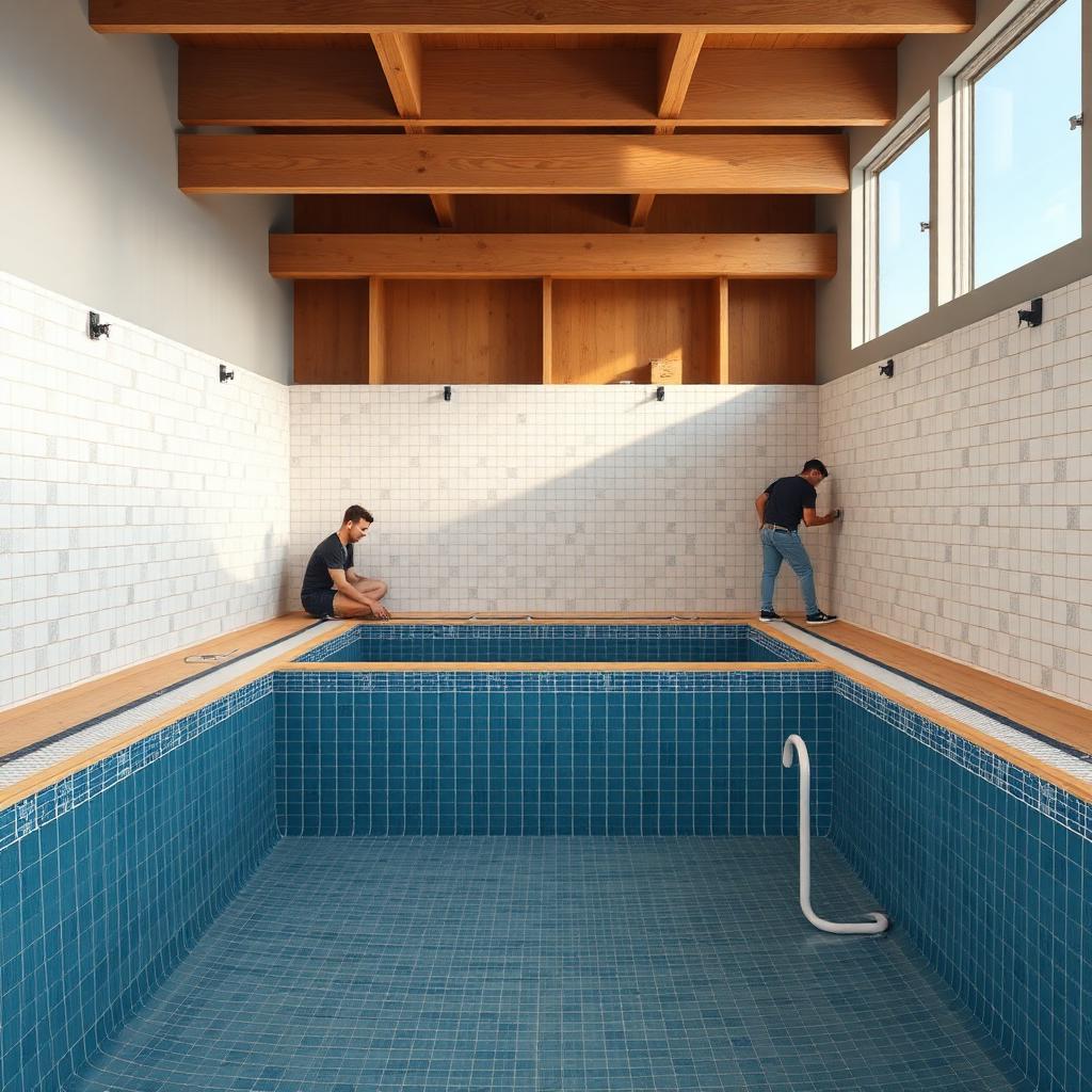 Trabajos de piscina
